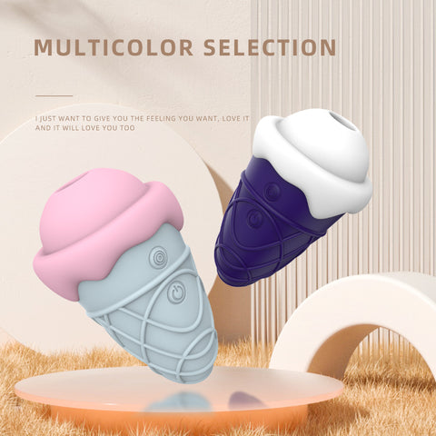 Ice Cream 3 in 1 Clitoral Sucking & Licking Vibrator