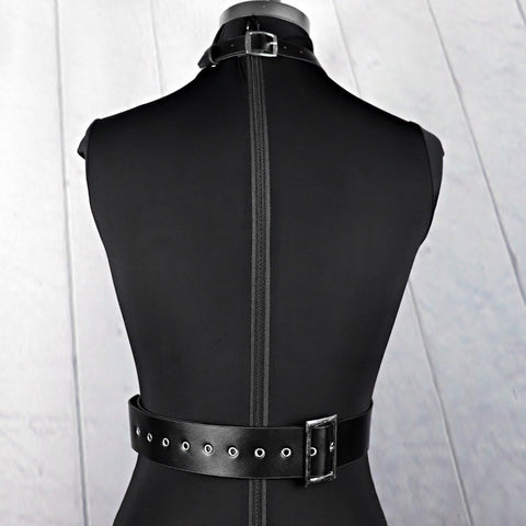 Punk Leather Belly Harness, Leahter Chest Harness